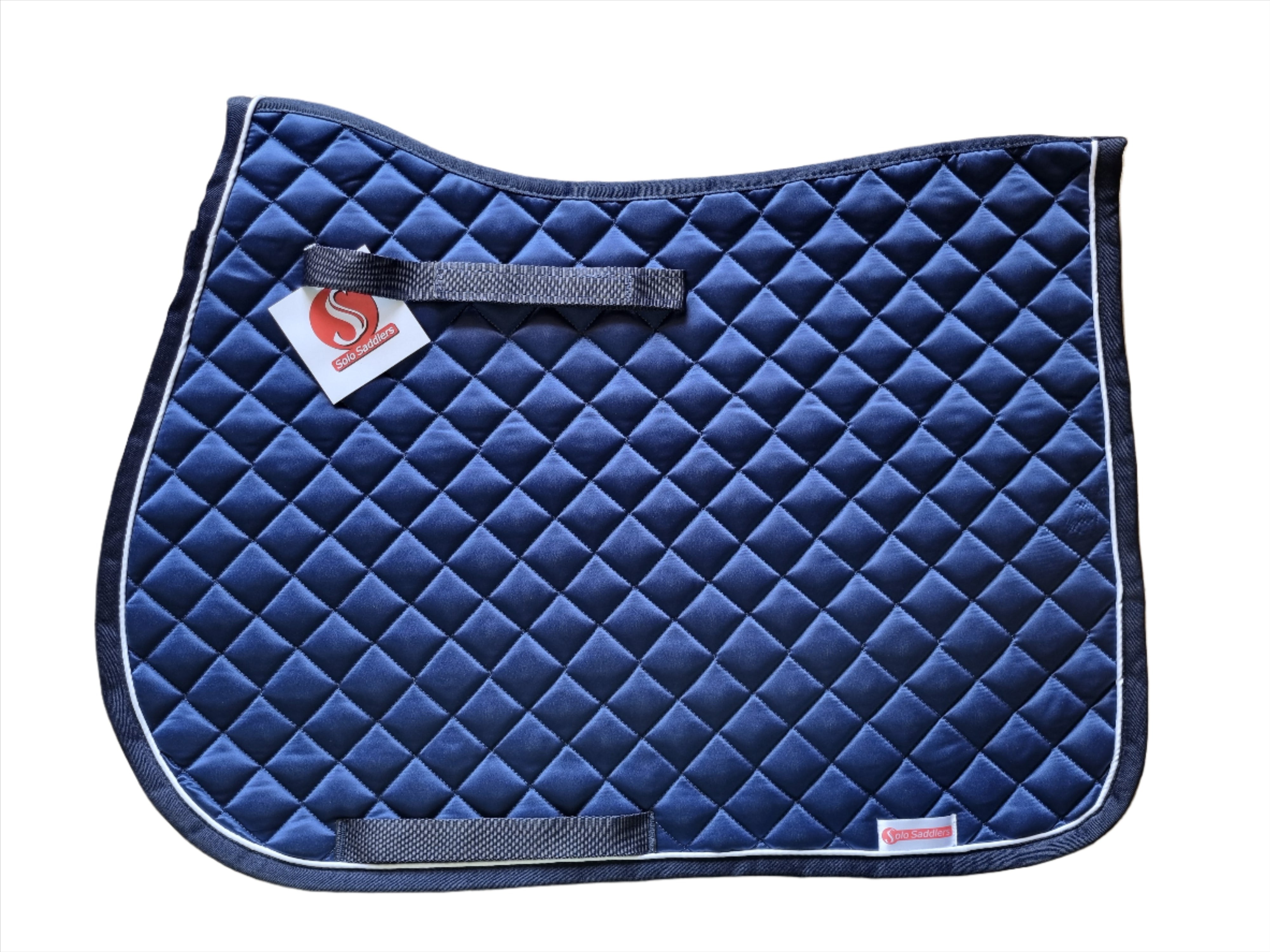 Saddle Pad Quilted Square Satin Solo